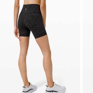 Lululemon Wunder Train High-Rise Short 6"- Deep Camo Multi